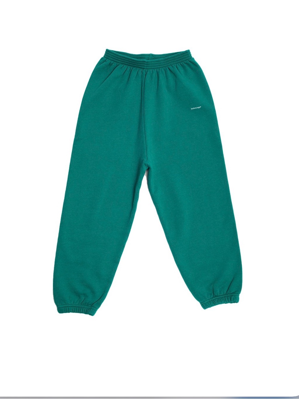 Balenciaga Kids Teal Sweatpants